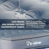 D-Hive Car Mattress - New X Style! Unbeatable Durability SUV Air Mattress for Car Camping, Durable Extra Thick Oxford Fabric, Quick Easy Set-Up w/Electric Pump, Car Bed Mattress, Grey