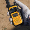 Retevis RB48 Waterproof Walkie Talkies, Heavy Duty Two Way Radio, Advanced Triple Proof, Vibration Call, USB-C, SOS,2000mAh, NOAA, 2 Way Radio(2 Pack) Yellow