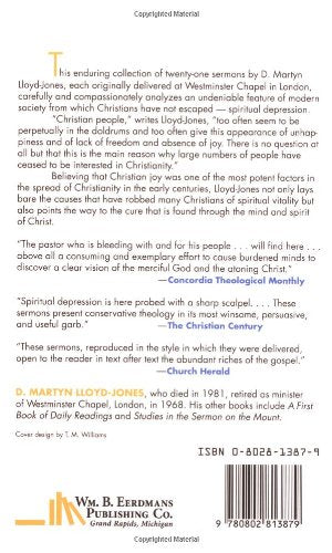 Spiritual Depression: Its Causes and Cure