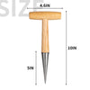 FLORA GUARD Hand Dibber Garden Tool, Seed Planter Tool with Wood Handle for Sowing Seed - 5