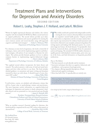 Treatment Plans and Interventions for Depression and Anxiety Disorders (Treatment Plans and Interventions for Evidence-Based Psychotherapy Series)