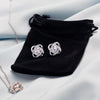 FG Mall Im Sorry Gifts For Her, Apology Necklace with Message Card and Gift Box (Knot Earrings Set, Mistake)