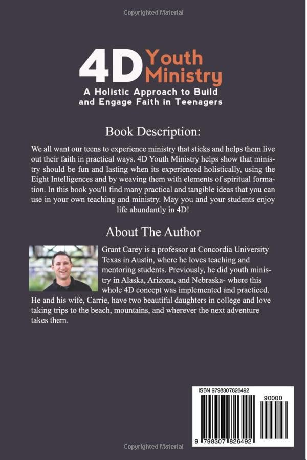 4D Youth Ministry: A Holistic Approach to Build and Engage Faith in Teenagers