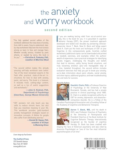 The Anxiety and Worry Workbook: The Cognitive Behavioral Solution