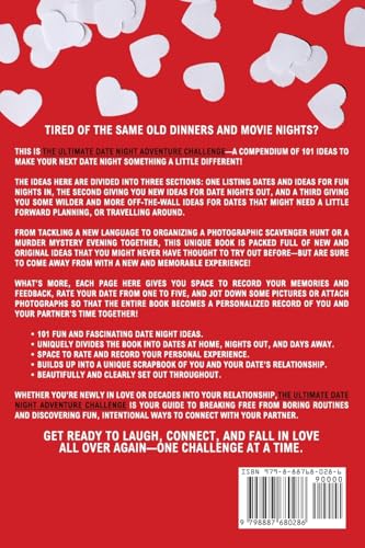 The Ultimate Date Night Adventure Challenge: Over 100 Fun & Exciting Date Night Ideas To Remember With Scrapbook Inside