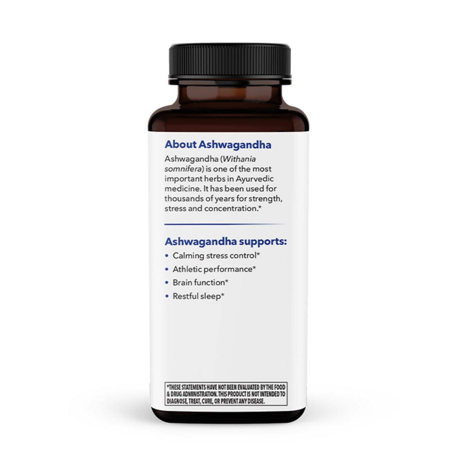 LifeSeasons Essentials Ashwagandha - Stress & Sleep Support Supplement - Calm & Focused Mind - Improves Athletic Performance & Brain Function - 900mg per 2 Capsules - 60 Capsules