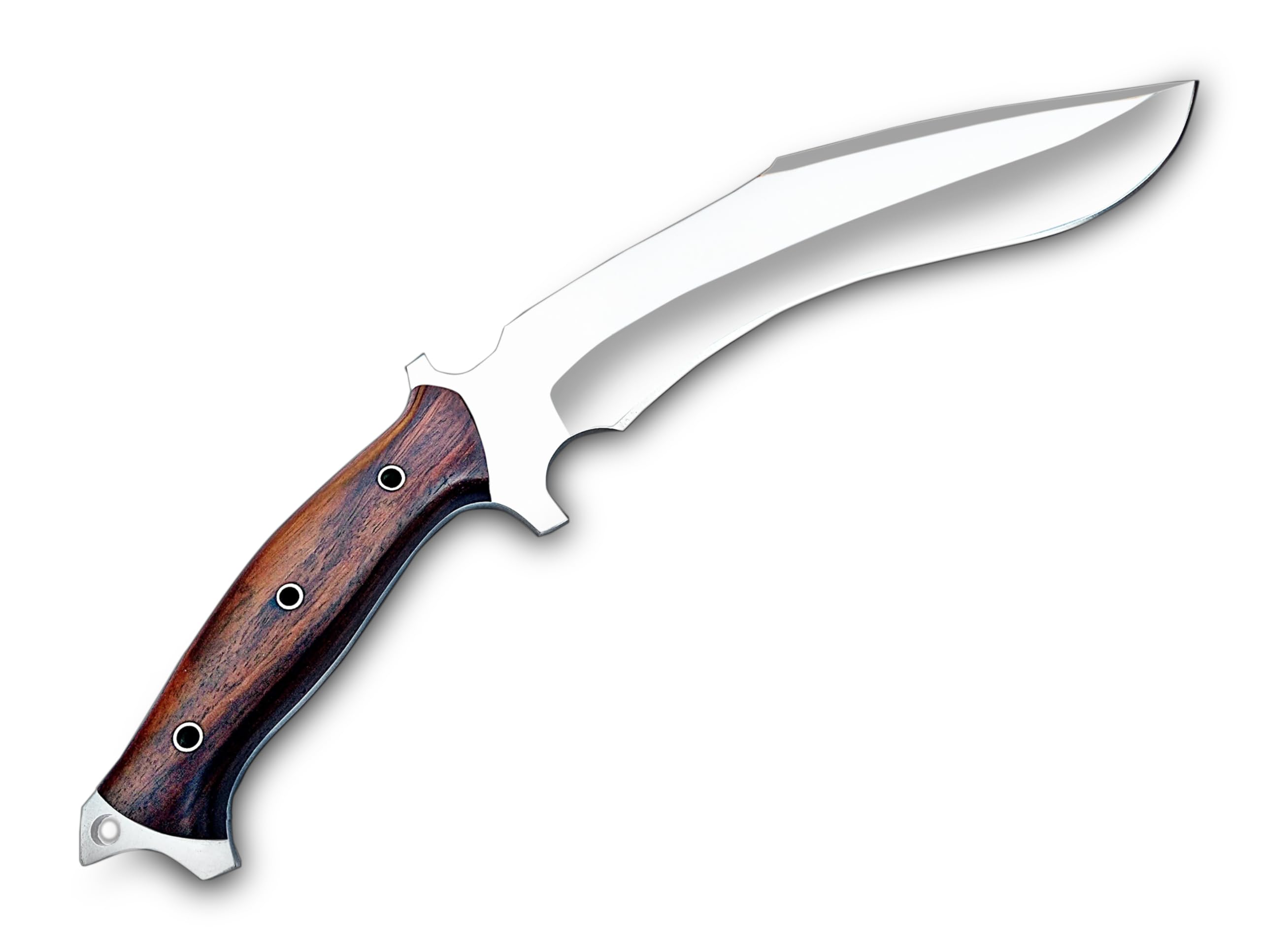 WARIVO Handmade D2 Kukri Knife - 15 Inch Fixed Blade Full Tang Machete for survival Clearing Bush, Yard Work, Gardening, Camping, Hiking, and Bushcraft Outdoor Activities