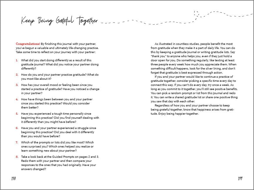 Grateful in Love: A Daily Gratitude Journal for Couples