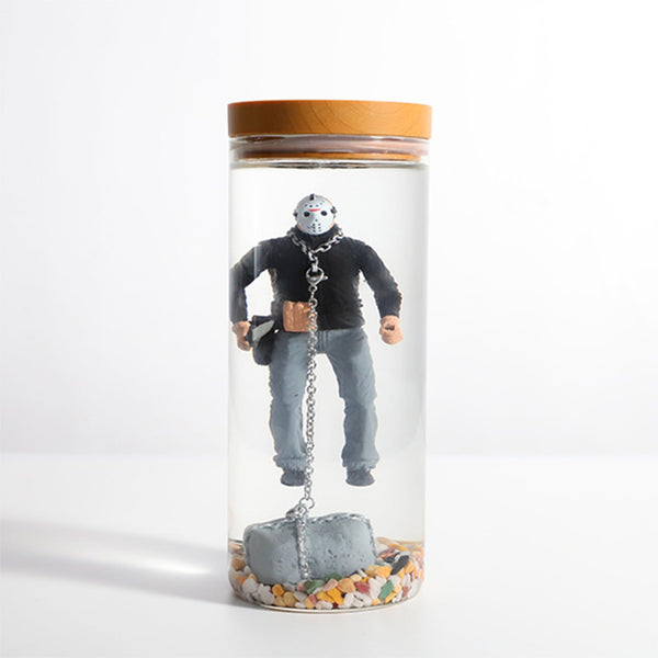 Housiufu Jason Voorhees Lamp,Horror Decor, Horror Movie Decor, Jason Voorhees Water Lamp, Scary Collector Water Lamp,Home Decor and Halloween Unique Gifts