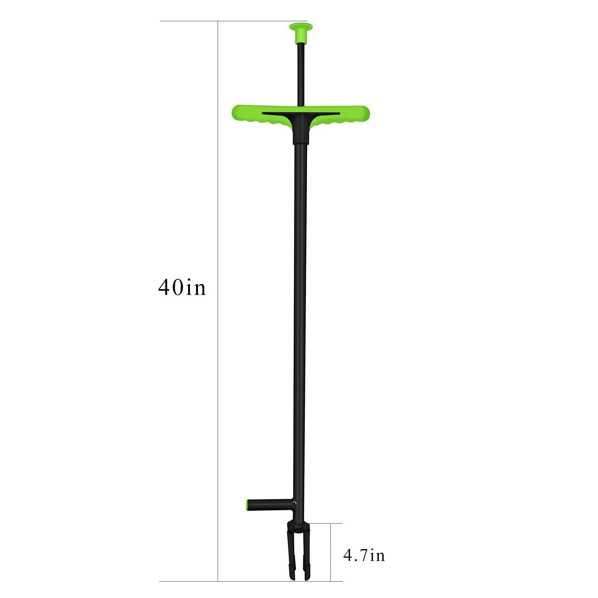 FLORA GUARD Weed Puller, 40" Stand Up Weeder Hand Tool, Long Handle Garden Weeding Tool with 4 Claws, Weed Remover for Lawn, Yard, Garden, Dandelion Picker,Weeder Tool