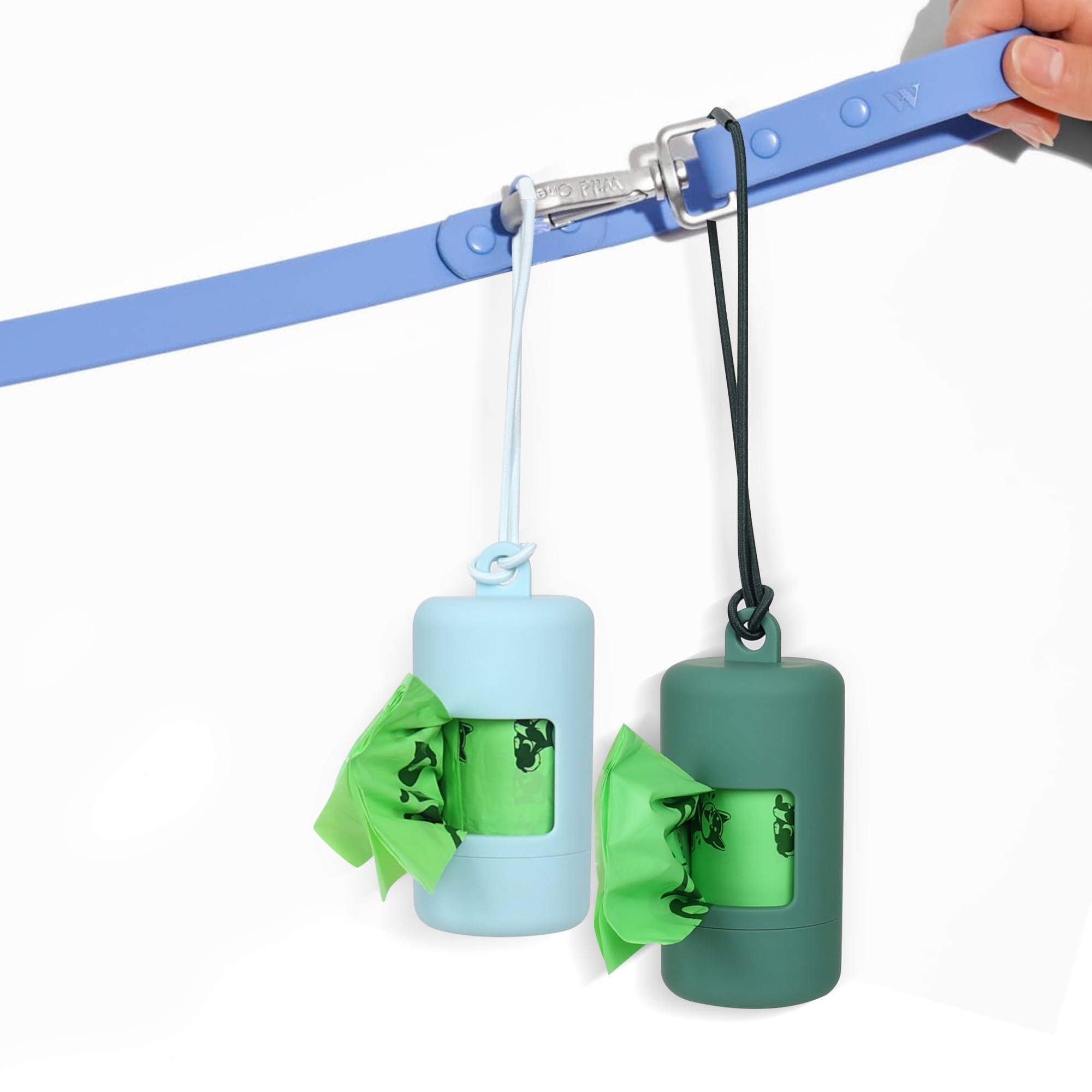 Tear-Free Dog Poop Bags Rolls and Recyclable Poop Bags Dispenser, ASTM D6400 & EN 13432 Compliant Dog Waste Bags,Extra Thick&Leakproof,240Bags,Dark Green