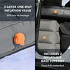 D-Hive Car Mattress - New X Style! Unbeatable Durability SUV Air Mattress for Car Camping, Durable Extra Thick Oxford Fabric, Quick Easy Set-Up w/Electric Pump, Car Bed Mattress, Grey