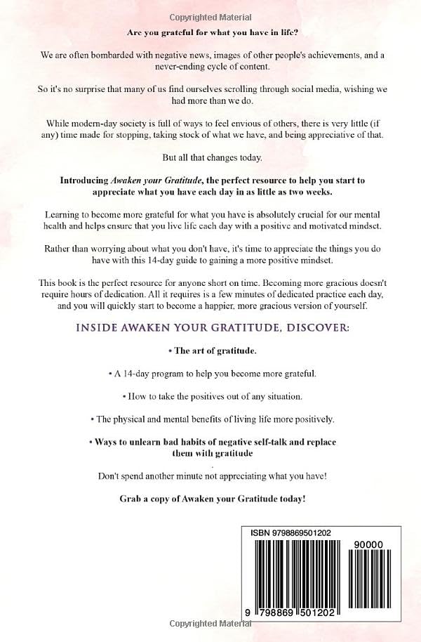 Awaken your gratitude: Ignite your positivity in 14 days! (The Power of Gratitude)