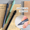 Y&I New Pen Kit, EDC Ballpoint Pen with Rotating Cap, Fidget Pen Gift Set to Relieve Stress Anxiety, Creative EDC Gadget for Office School (Black)