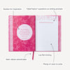 TableTopics Gratitude Prompted Journal with Questions, Quotes, and Activities for Self-Care and Wellness, Being Grateful and More Positive, Self-Help Journal for Women in 2025