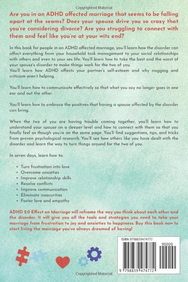 ADHD 2.0 Effect on Marriage: Target 7 Days. Turn Anger into Love Overcome Anxiety in Relationship | Couple Conflicts | Insecurity in Love. Improve Communication Skills | Empath & Psychic Abilities.