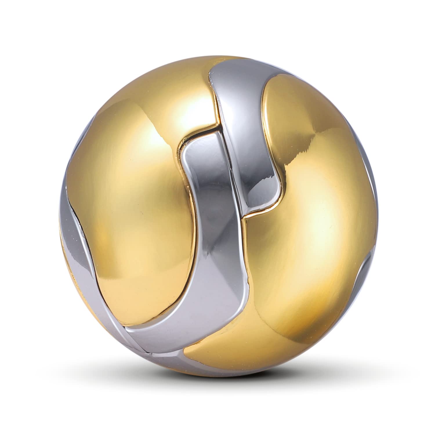 Metal Puzzle - 3D Round Ball Brain Teaser Puzzle