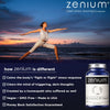 Zenium - Relieve Stress, Tension, Worry, Nervousness, & Irritability | Calm The Mind & Body | Ayurvedic | Natural Relief Supplement | Boosts Mood | Ashwagandha, L-Theanine, GABA, Rhodiola |60 Capsules