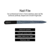 Deborah Lippmann Nail File | Emery Board for Manicure, Pedicure, Buffering | Fine Diamond Ceramic, Stainless Steel Reusable Fingernail Tool | 5-Inch