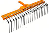 48 Inch Durable Pine Straw Rake Steel Spring Landscape Rake Fits 2