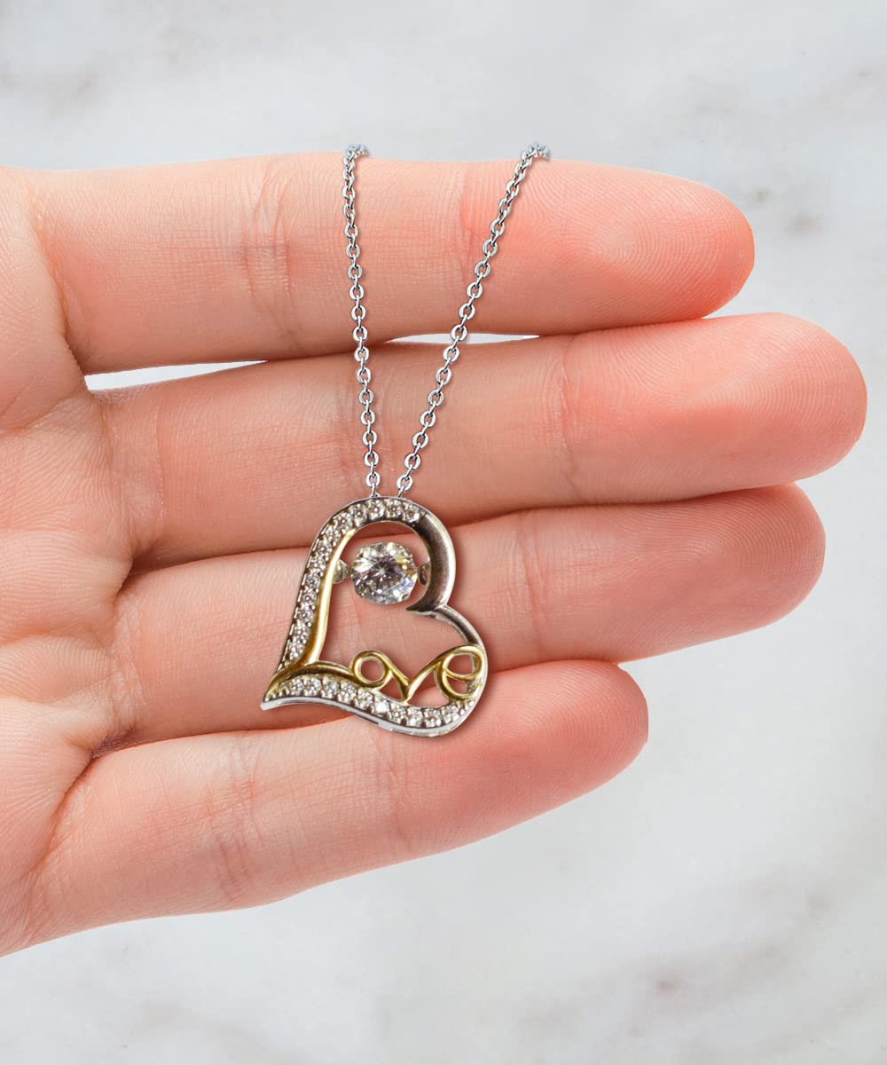 I'm Sorry Necklace, I Don't Want to Lose You, Apology Gift for Her, Unique Apology Gift for Her, Forgiveness Gift for Her, Wife Necklace, Sterling Silver, Triple Gold Plated, Love Dancing Necklace