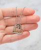 I'm Sorry Necklace, I Don't Want to Lose You, Apology Gift for Her, Unique Apology Gift for Her, Forgiveness Gift for Her, Wife Necklace, Sterling Silver, Triple Gold Plated, Love Dancing Necklace