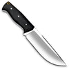 WARIVO Bushcraft Knife - Full Tang D2 Steel Fixed-Blade with Leather Sheath - Skinning & Camping Survival Knife