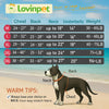 LovinPet Boxer Dogs Onesie Pajamas - UV Protection&Wound Care, Anxiety Relief, Lightweight Stretchy Fabric, Reflective Stripe, Coral Tree Print, Post Surgery Clothes, Pet PJ's /2XL