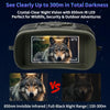 RuralRanger 5K Night Vision Goggles for Adults | 5K Video & 60MP Photos | 10X Zoom | Lightweight 300g | 850nm IR | 300M Range | 3'' HD Screen | for Camping & Security, Camouflage