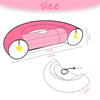 PAOPO Cat Tunnel, Large Indoor Durable Collapsible Interactive Cat Tube with Peek-A-Boo Hole, Hanging Toys, and Crinkly Paper Lining - Cute Tunnel for Cats, Kittens, Puppies & Rabbits, Pink