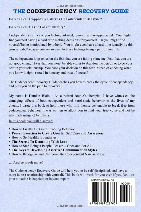The Codependency Recovery Guide: How To Overcome Fear of Abandonment, End People Pleasing and Conquer Codependent Behavior (Breaking Free: A Mental Health Series)