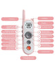 Htcuto Wireless Dog Fence System - 3500ft Range, 6000ft Remote Training Collar 2-in-1, Rechargeable, IPX7 Waterproof, 3 Modes (Beep, Vibration, Shock), Keypad Lock, LED Light for 10-130lbs Dogs