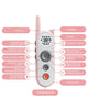 Htcuto Wireless Dog Fence System for 2 Dogs 2 in 1 Electric Fences for Dogs Training Collar with Remote Radius Waterproof Pet Outdoor Containment System Perimeter Collar Wireless Fence with 2 Collars