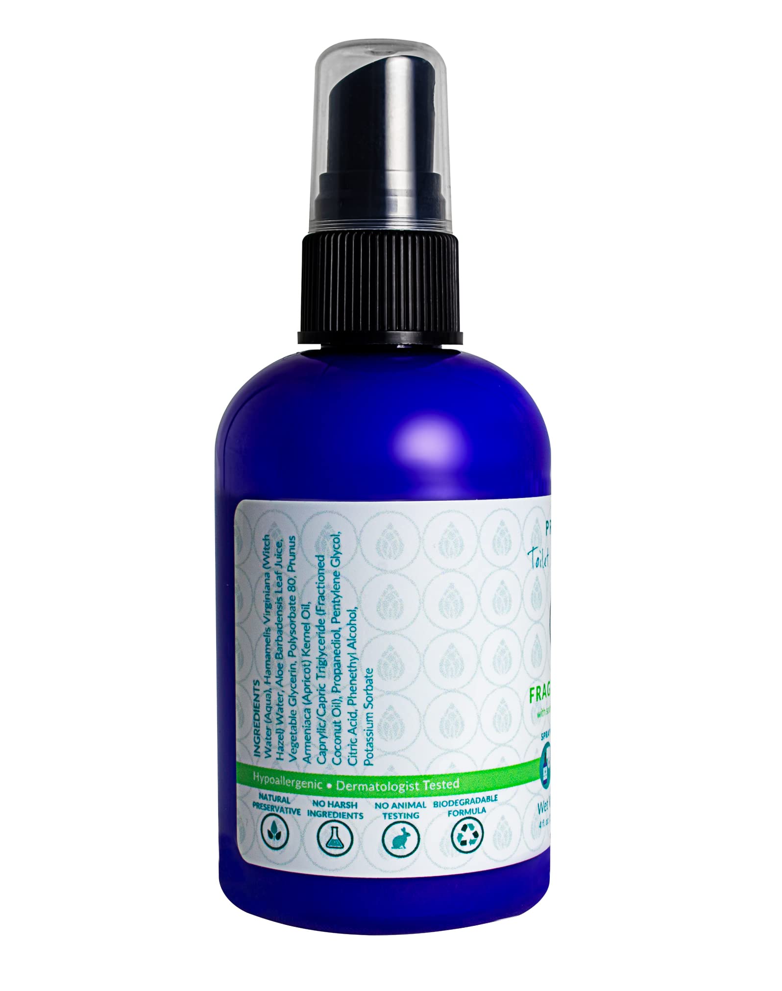 Pristine Toilet Paper Spray: As Seen on Shark Tank, The More Natural Alternative to Flushable Wet Wipes & Personal Cleansing Wipes, Spray Dry Toilet Paper to Create a Flushable Wipe - Fragrance Free