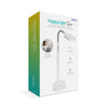 Verilux HappyLight Duo - 2-in-1 Light Therapy & Task Floor Lamp - UV-Free Full Spectrum LED, 10,000 LUX, Adjustable Brightness and Color, Flexible Gooseneck, and Adjustable Height