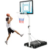 YITAHOME Basketball Hoop, 4.1-5.7ft Portable Basketball Hoop Outdoor, Easy Adjustable Pool Basketball Hoops & Goals for Indoor or Outdoor