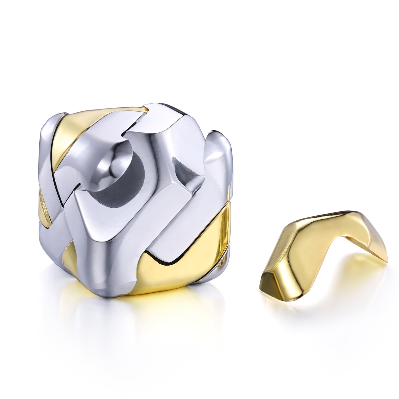Metal Puzzle 3D Cube Brain Teaser Puzzles
