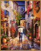 Noris Spiele MNZ-Romantische Schipper Paint Numbers – Romantic 609130788 Gasse, 40 x 50 cm Multicoloured, Colourful, 40x50 cm