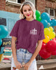 Faith Shirts for Women Christian Shirt Jesus Cross Graphic Tees Bible Verse Religious Sayings Casual Tops Purple