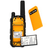 Retevis RB48 Heavy Duty Walkie Talkies, Waterproof Two Way Radio, Advanced Triple Proof, 2000 mAh, Emergency, 2 Way Radio Long Range for Job Site (4 Pack) Yellow