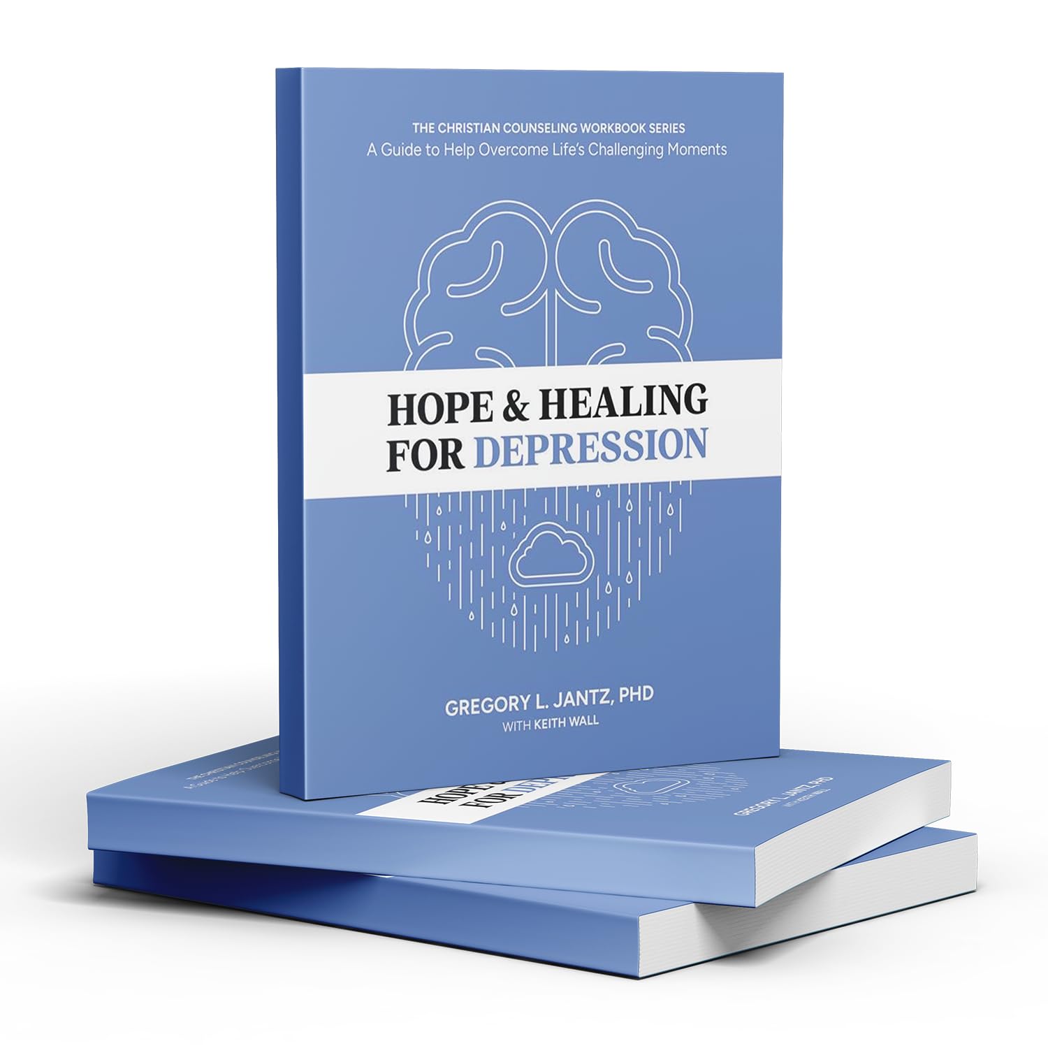 Hope & Healing for Depression: A Guide to Help Overcome Lifes Challenging Moments - Mindfulness Meditation & Cognitive Behavioral Therapy Workbook - CBT Workbook for Adults - Christian Theology Series