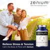 Zenium - Relieve Stress, Tension, Worry, Nervousness, & Irritability | Calm The Mind & Body | Ayurvedic | Natural Relief Supplement | Boosts Mood | Ashwagandha, L-Theanine, GABA, Rhodiola |60 Capsules