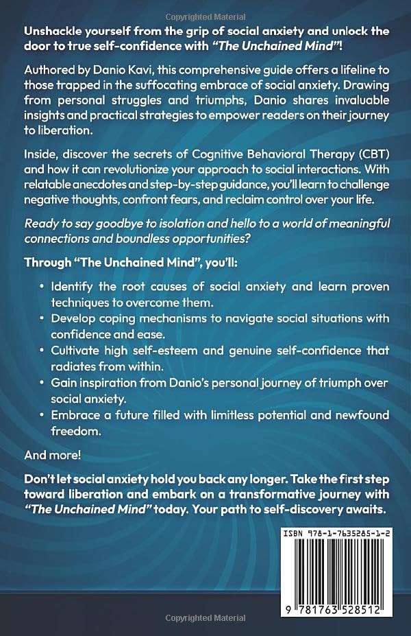 The Unchained Mind: Overcome Social Anxiety And Unleash True Self-Confidence: Complete Guide to helping you free yourself from the Clutches of Social Anxiety and live a life full of high Self-Esteem
