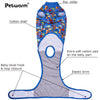 PetWarm Dog Spay Recovery Suit, Surgery Suit for Dogs, Onesie for Dogs, Anti-Licking Dog Surgical Recovery Pajamas, Bodysuit for Abdominal Affected Areas Sensitive Skin Areas, Zoo Pattern, Blue, XS