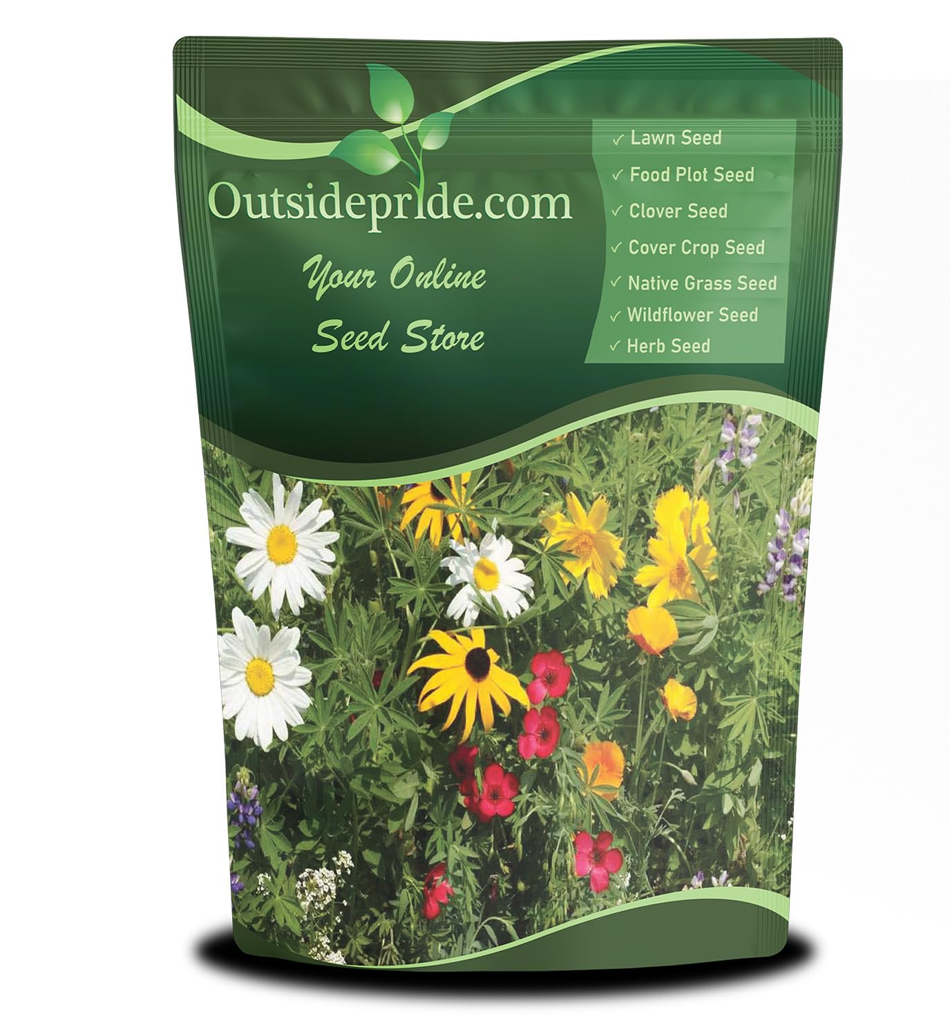 Outsidepride Perennial Wild Flower Seed Mix - 1 lb. Diverse, Long-Lasting Blooms, Easy to Grow Perennial Flower Seeds for All States, Perfect for Home Gardens, Landscapes, and Attracting Pollinators
