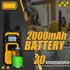 Retevis RB48 Waterproof Walkie Talkies, Heavy Duty Two Way Radio, Advanced Triple Proof, Vibration Call, USB-C, SOS,2000mAh, NOAA, 2 Way Radio(2 Pack) Yellow