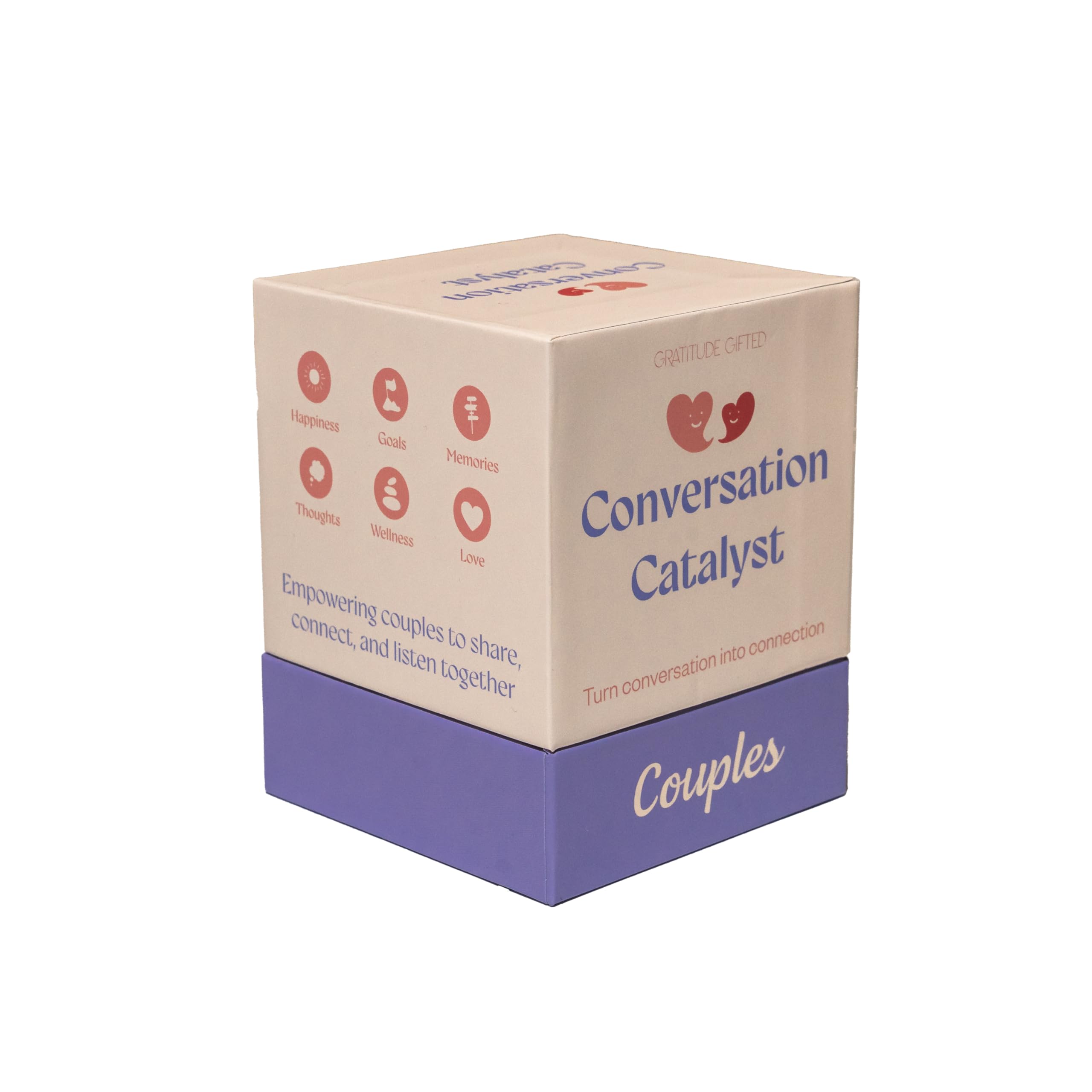 Gratitude Gifted Conversation Catalyst Couples - 150 Questions to Deepen Connection –Fun Relationship Building Activity for Partners, Romantic Date Night Ideas, Unique Couples Gift
