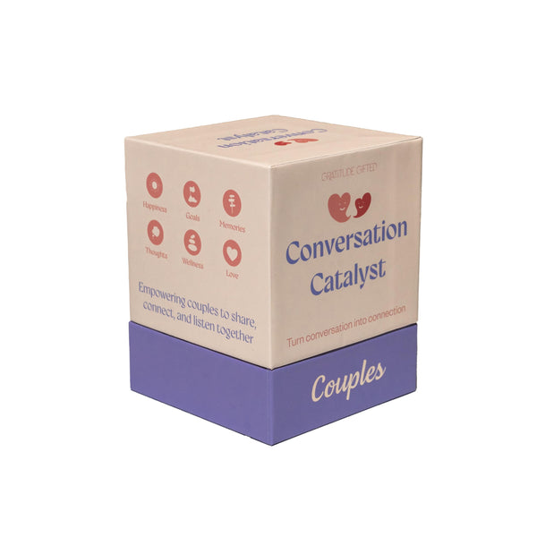 Gratitude Gifted Conversation Catalyst Couples - 150 Questions to Deepen Connection –Fun Relationship Building Activity for Partners, Romantic Date Night Ideas, Unique Couples Gift