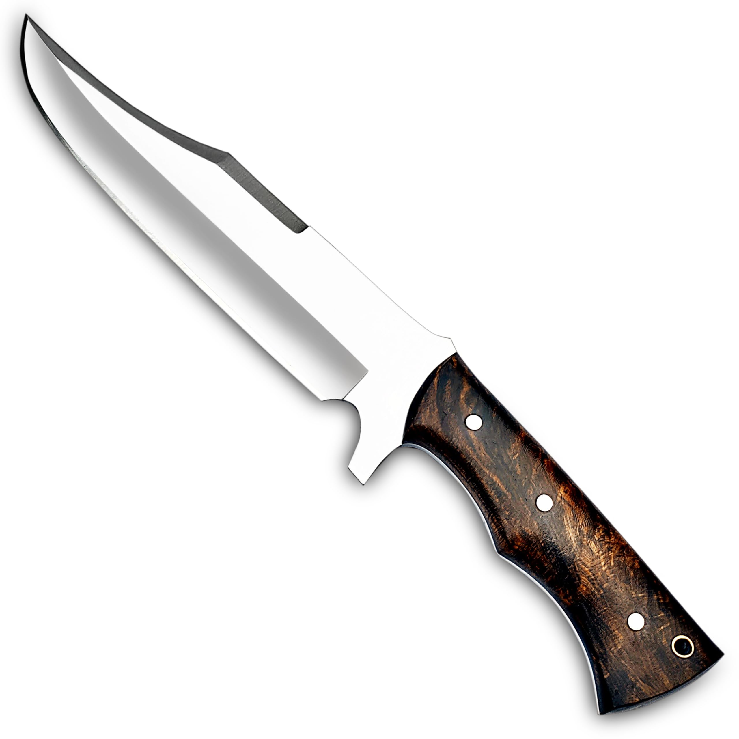 WARIVO KNIFE Handmade D2 Steel 14 Inch Full Tang Bowie Knife with leather sheath, Hunting knife with Wood Handle used for Bushcraft, Outdoor, Camping, Survival