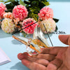 Ornalrist Golden Crystal Butterfly Figurines Gifts for Women, Flying Butterfly Collectible Figurines Paperweights Crystal Animals Figurines for Tabletop Home Decor (Golden)